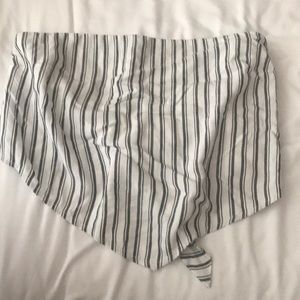 Cropped striped